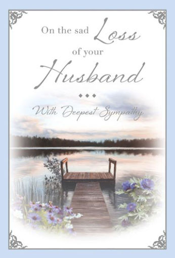 Picture of LOSS OF YOUR HUSBAND CARD